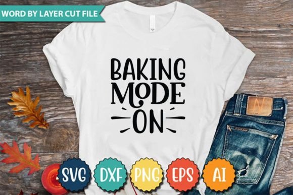 Baking Mode on: A Versatile Graphics Asset for T-Shirt Designs
