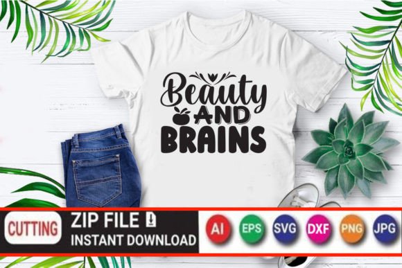 Beauty and Brains: A Versatile Embroidery Design