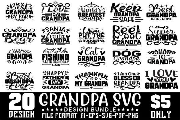 Exploring the Grandpa SVG Designs Bundle