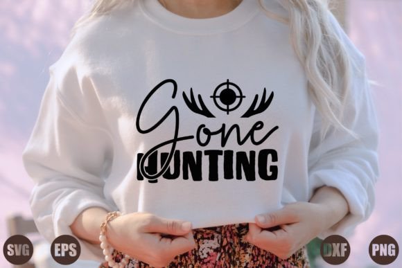 Gone Hunting: A Bold Addition to T-Shirt Designs and Graphics