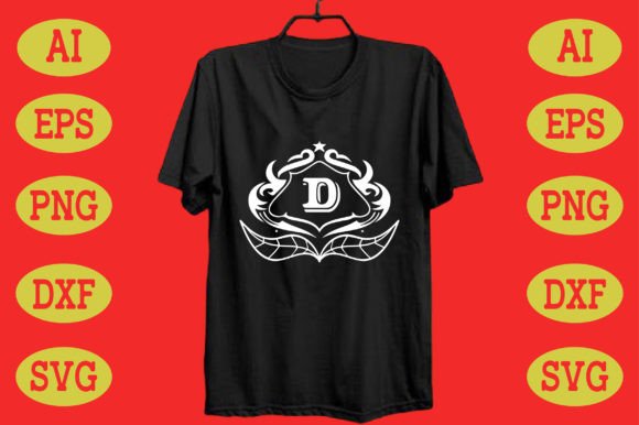 Monogram D: A Versatile Embroidery Design