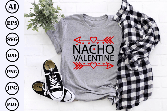 Nacho Valentine: A Fun and Versatile T-Shirt Design Graphic