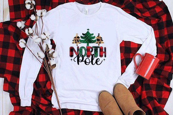 North Pole Sublimation Design: A Versatile Graphics Asset