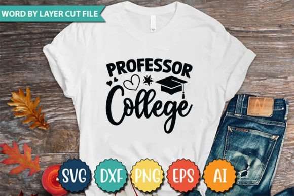 Professor College: A Versatile Graphics Solution for T-Shirt Designs