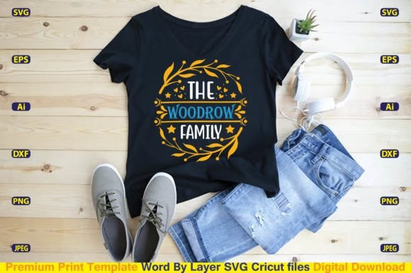 The Woodrow Family SVG: A Versatile T-Shirt Design