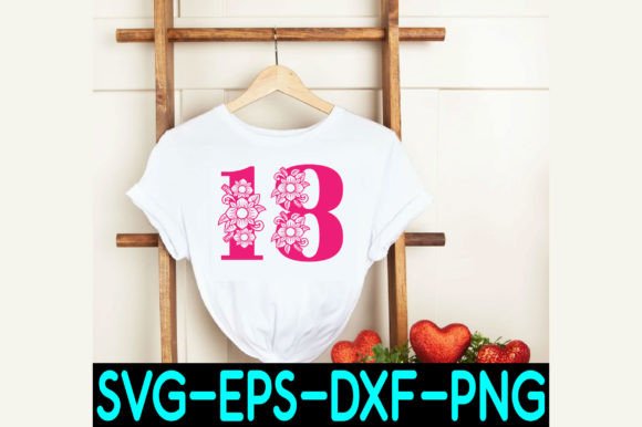 Unveiling 18: A Versatile Graphic for T-Shirt Designs